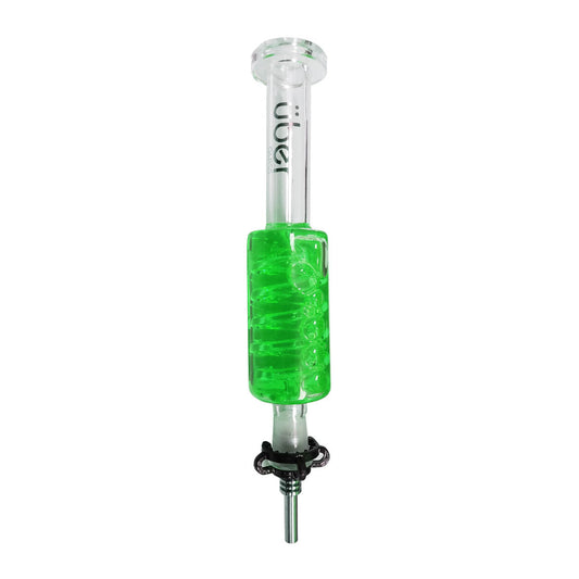 Uber Glass 6" Freezable Nectar Collector Straw Green