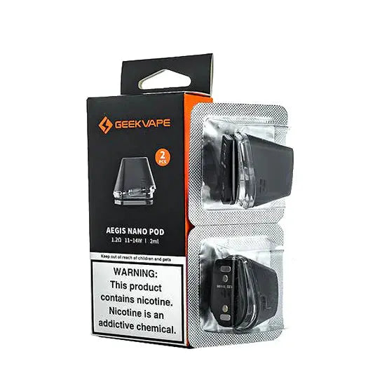 Geek Vape Aegis Nano 1.2ohms Replacement Pods 2/pk - Smoke empire