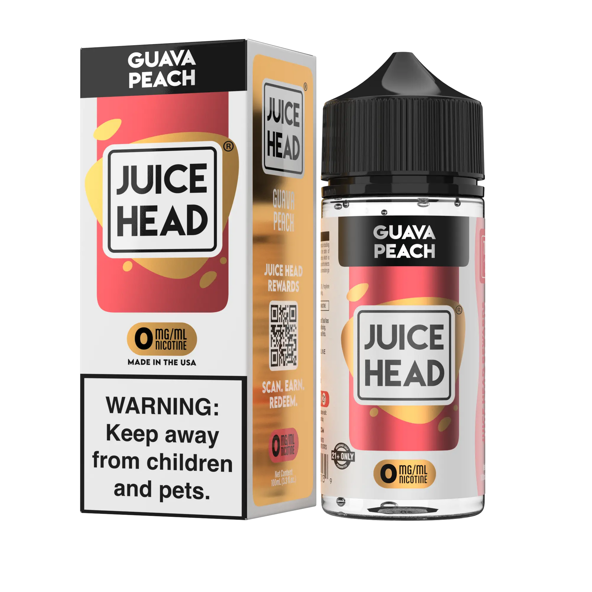 Juice Head Guava Peach eJuice - Smoke empire