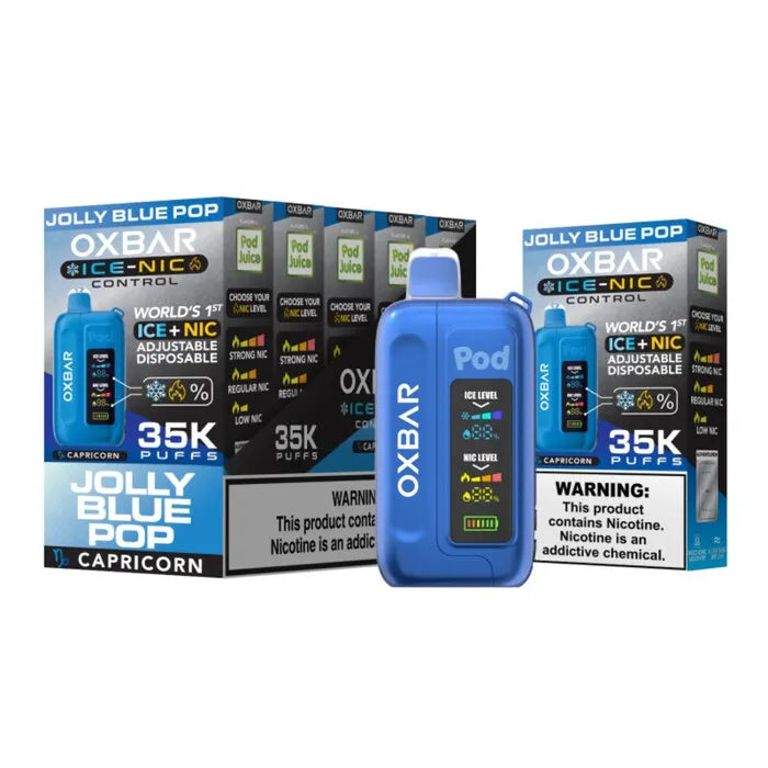 OXBAR x Pod Juice ICE-NIC Control 35K Disposable OXBar Vapes