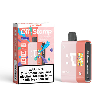 Off-Stamp SW16000 Disposable KIT Powered By LOST MARY – 16000 Puffs Juicy Peach