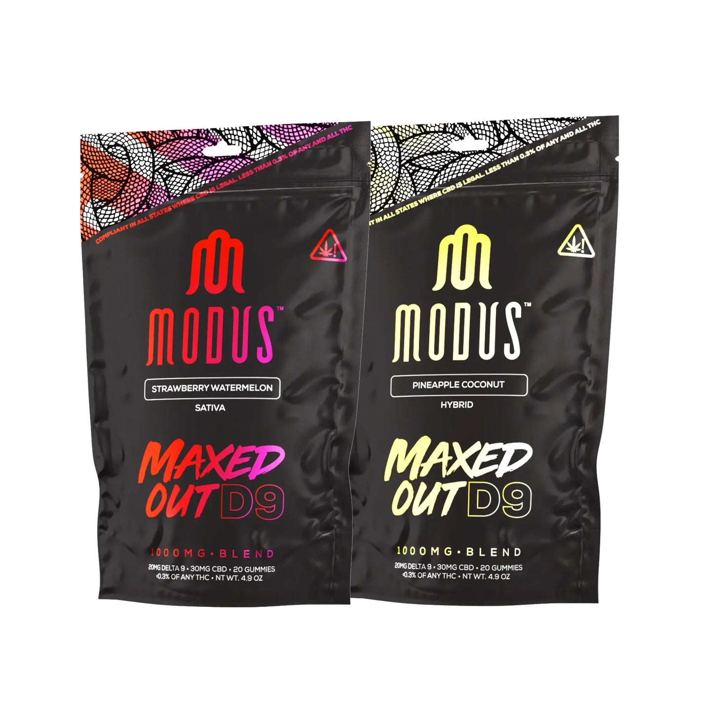MODUS Maxed Out D9 CBD 1000mg Gummies - Smoke empire