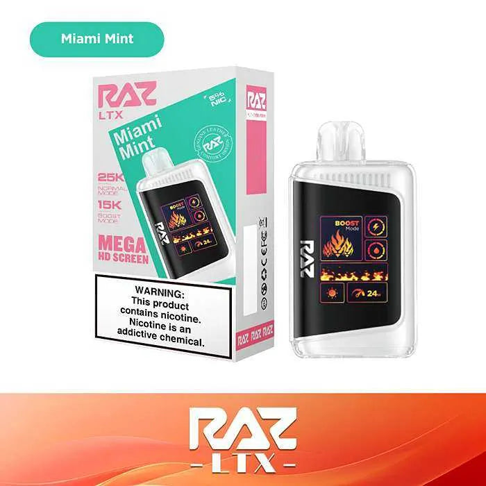 RAZ Vape 25000 — DC25000 & LTX 25K, All Flavors RAZ Vape