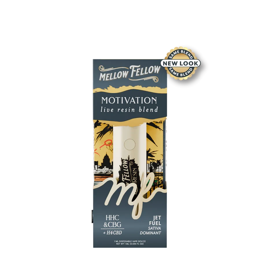 Mellow Fellow Live Resin Disposable Vape 2G - Premium Cannabinoid Experience