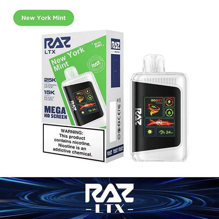 RAZ Vape 25000 — DC25000 & LTX 25K, All Flavors RAZ Vape