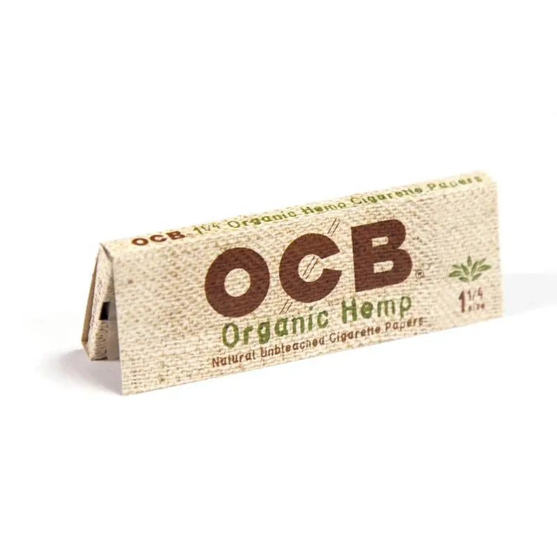 Ocb Organic Hemp Unbleached Cigarette Paper 1.25 - 24 Pack Per Box - Smoke empire