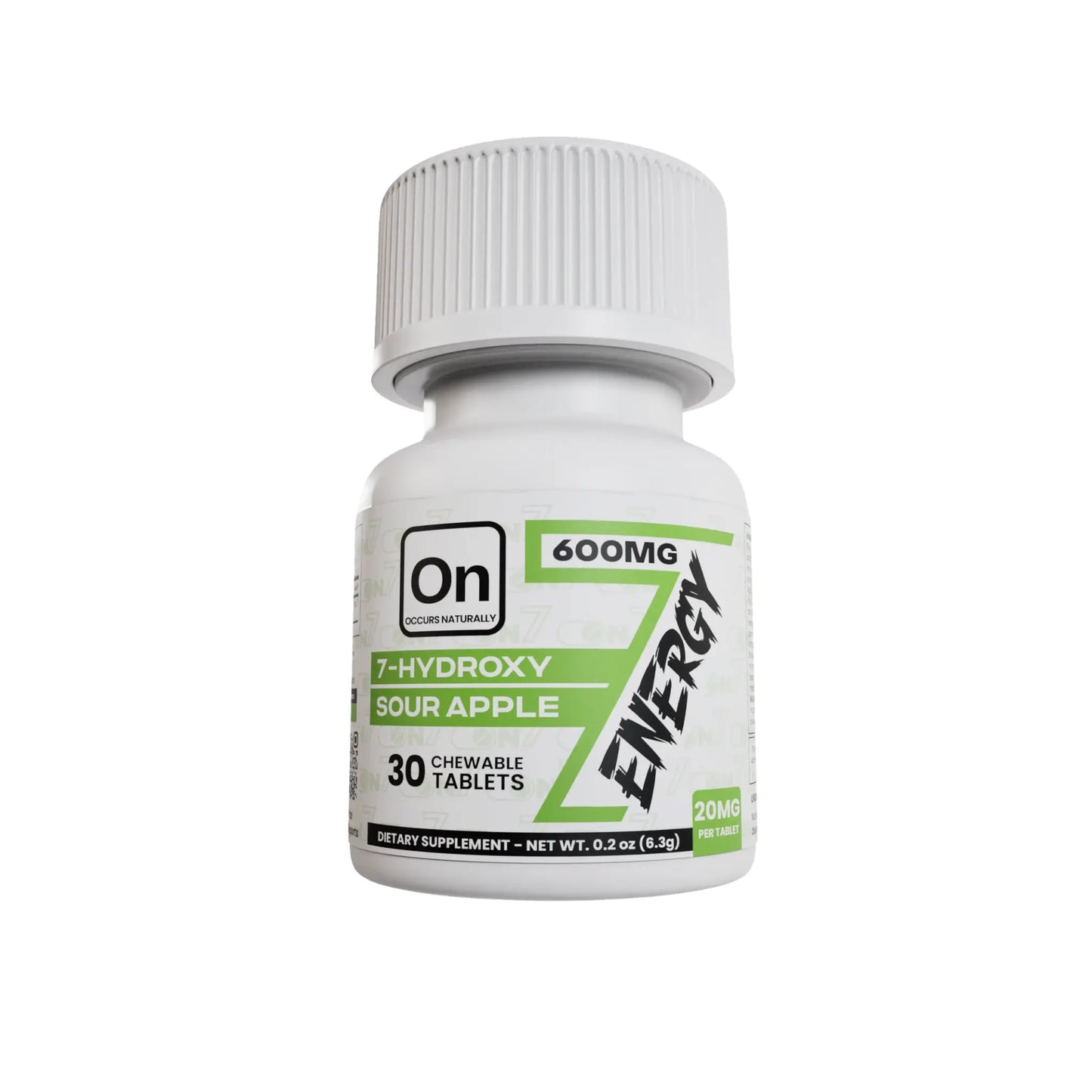 On7 7-OH Energy 600mg Chewable Tablets - 30 Count - Smoke empire