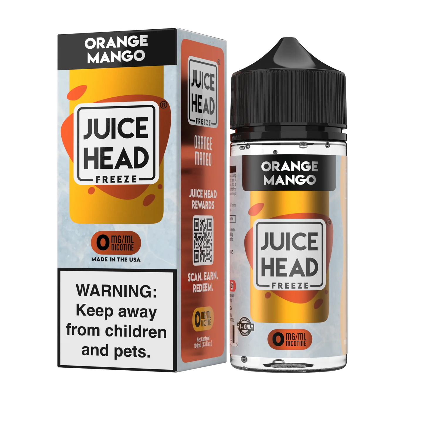 Juice Head Freeze Orange Mango eJuice - Smoke empire