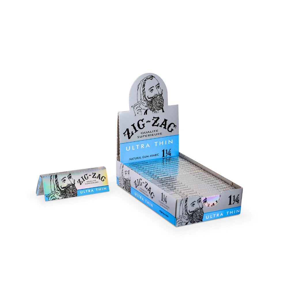 Zig Zag Ultra Thin 1.25 Rolling Paper - 24 Packs Per Display Full Box