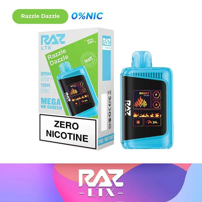 RAZ LTX 25K Zero Nicotine Vape RAZ Vape