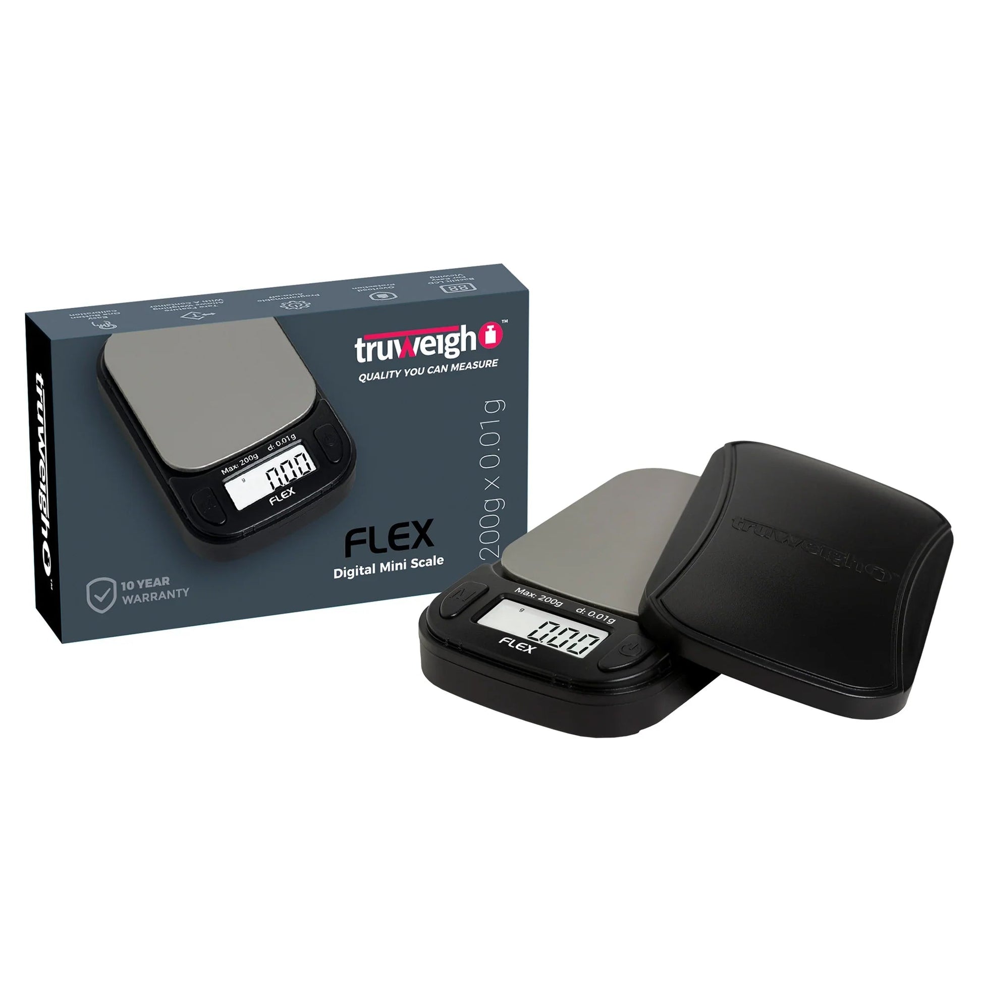 Truweigh Flex Digital Scale 200g x 0.01g - Smoke empire