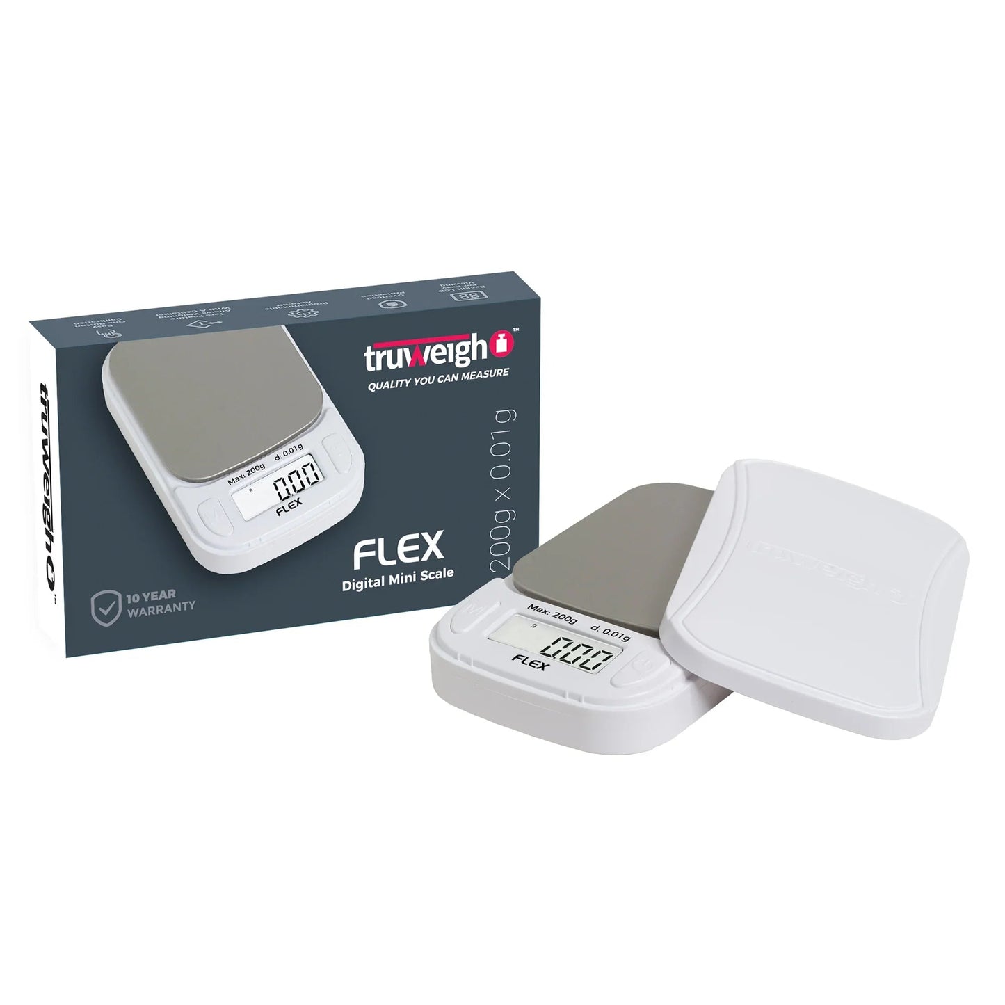 Truweigh Flex Digital Scale 200g x 0.01g - Smoke empire
