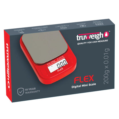 Truweigh Flex Digital Scale 200g x 0.01g - Smoke empire