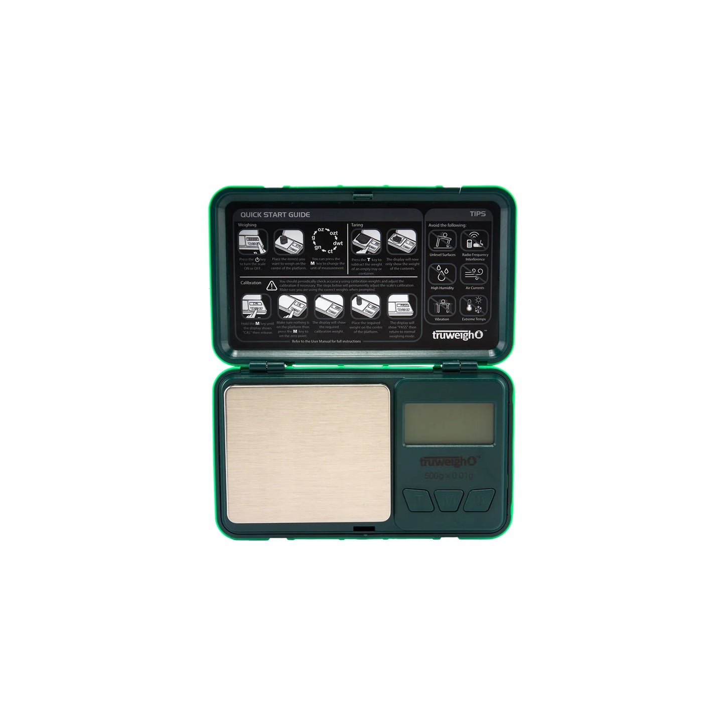 Truweigh Robust Digital Mini Scale 500g X 0.01g - Smoke empire
