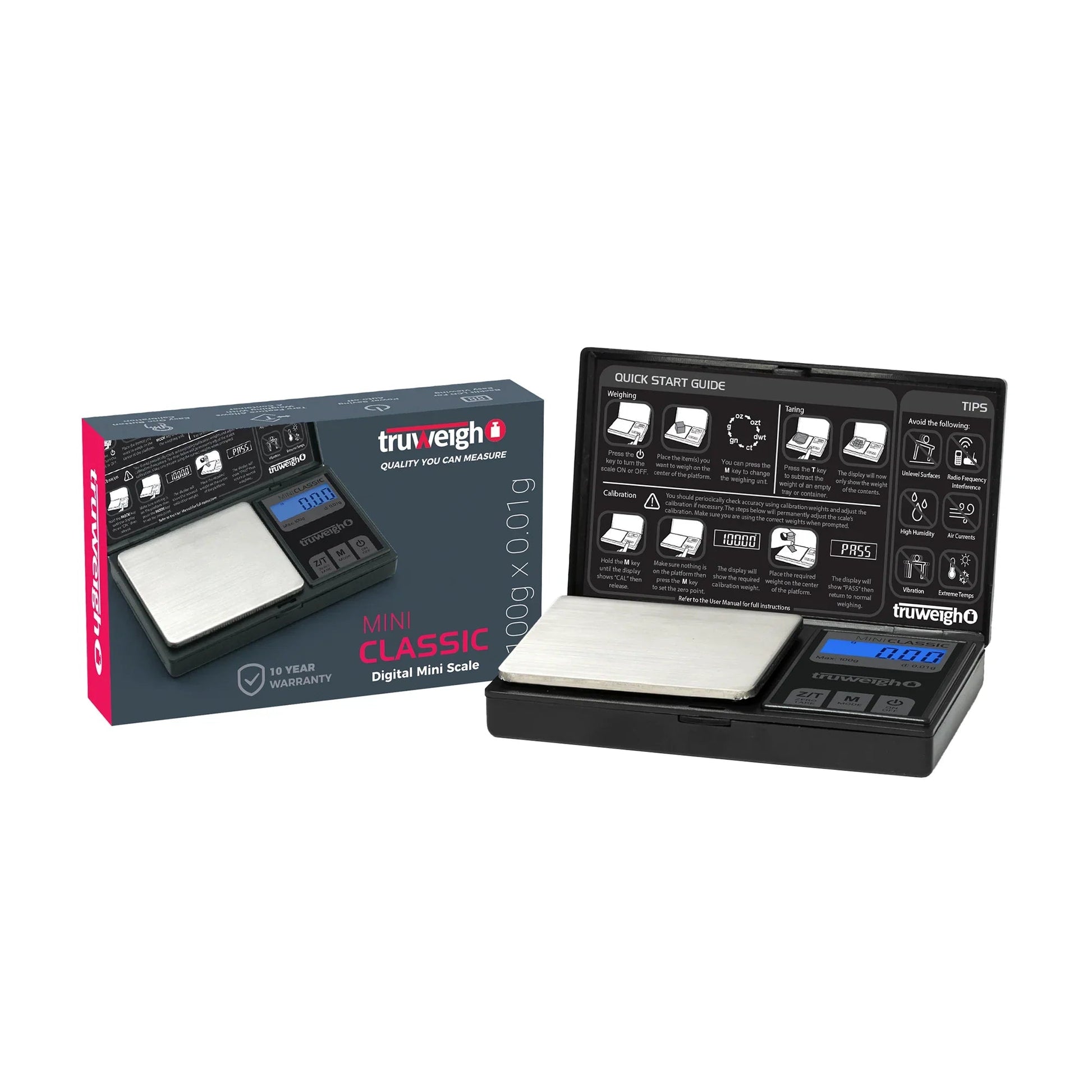 Truweigh Mini Classic-100g X 0.01g - Smoke empire
