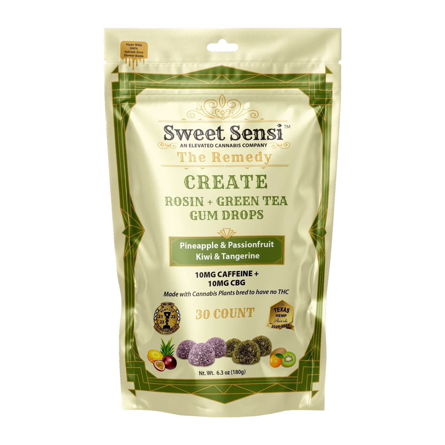 Sweet Sensi Create Gum Drops (Caffeine + CBG)
