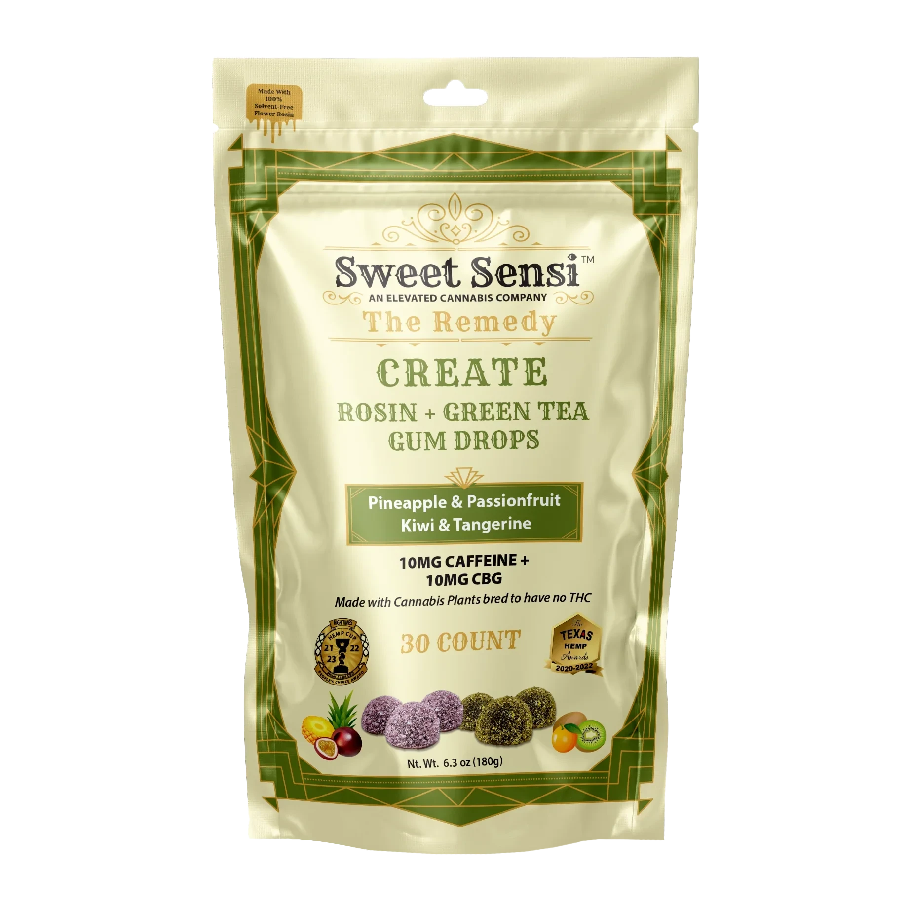 Sweet Sensi Create Gum Drops (Caffeine + CBG)