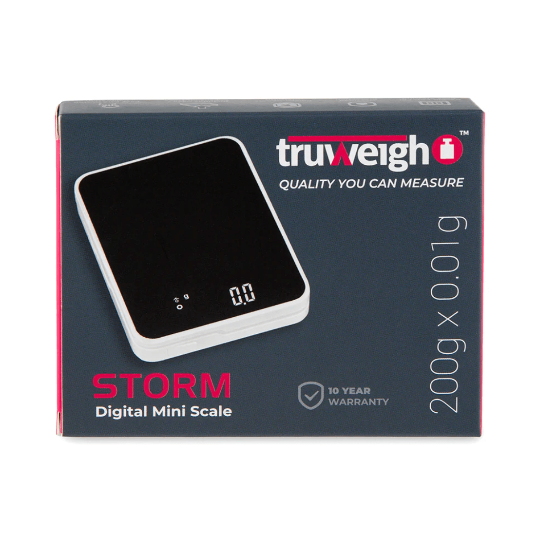 Truweigh Scale - Storm-White : 200g X 0.01g - Smoke empire