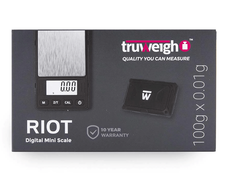 Truweigh Riot Scale-Black : 100g X 0.01g - Smoke empire
