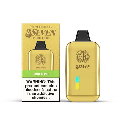 Gold Bar 24Seven 24000 Puff Vape Gold Bar