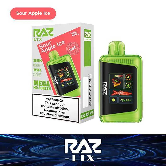 RAZ Vape 25000 — DC25000 & LTX 25K, All Flavors RAZ Vape
