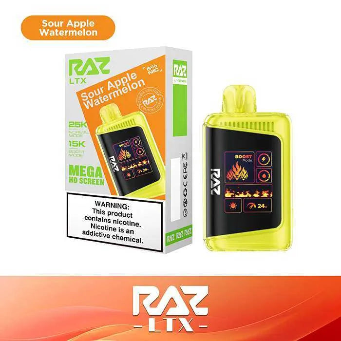 RAZ Vape 25000 — DC25000 & LTX 25K, All Flavors RAZ Vape
