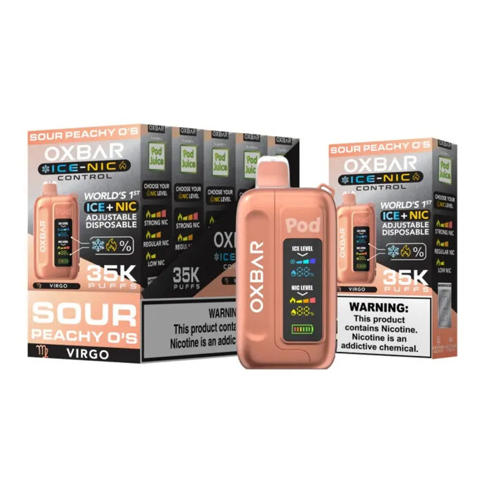 OXBAR x Pod Juice ICE-NIC Control 35K Disposable OXBar Vapes