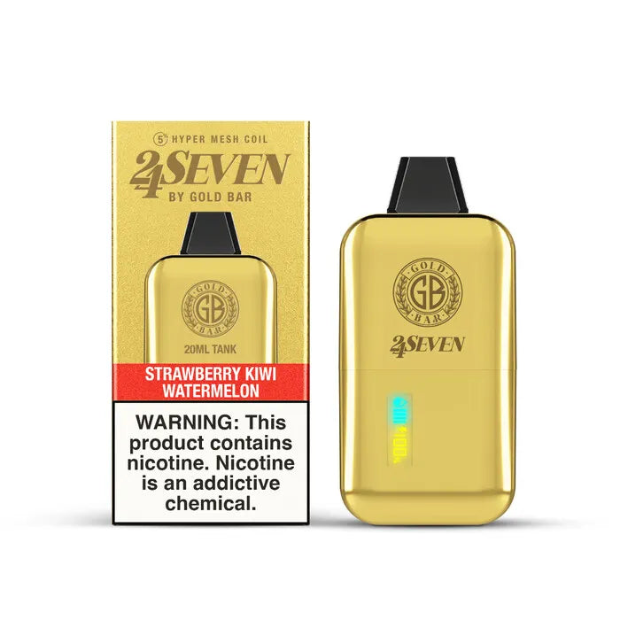 Gold Bar 24Seven 24000 Puff Vape Gold Bar
