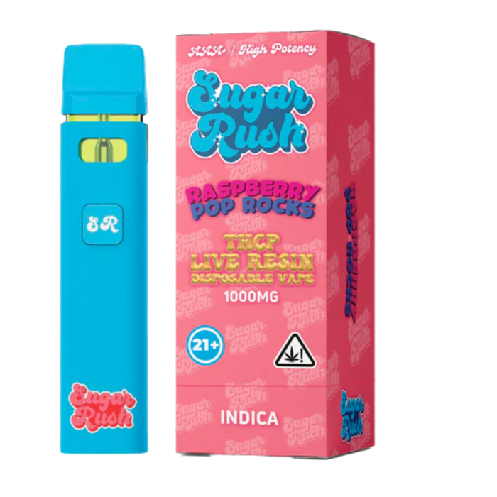 Sugar Rush THCp Disposable Vape - Premium Potency and Flavor in Every Puff - Smoke empire