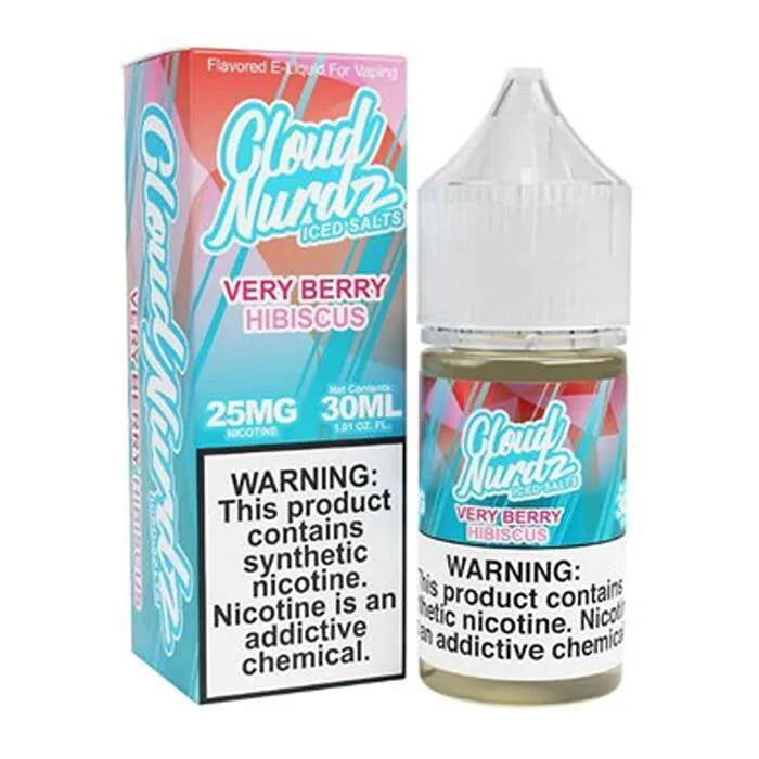 Very Berry Hibiscus Iced Nicotine Salt by Cloud Nurdz