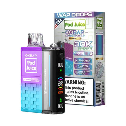 OXBAR Magic Maze 2.0 30000 Puff Vape OXBar Vapes