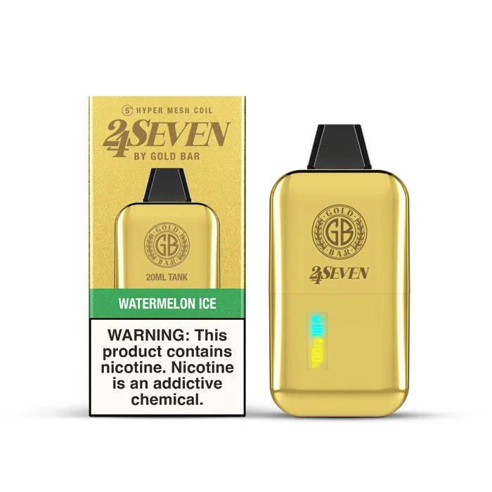 Gold Bar 24Seven 24000 Puff Vape Gold Bar