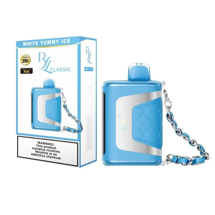 White Yummy Ice Ryl Classic 35K Vape Flavor