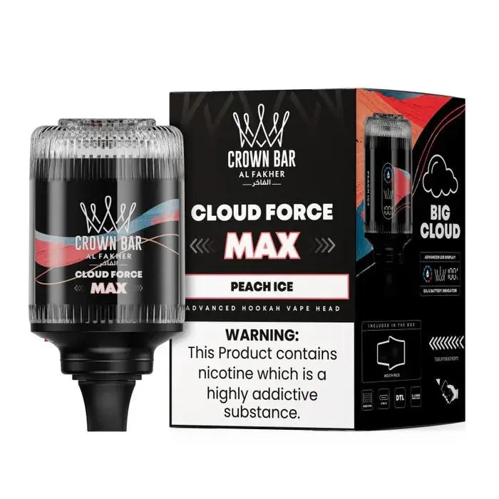 Al Fakher Cloud Force Max 50K (Peach Ice) - Smoke empire