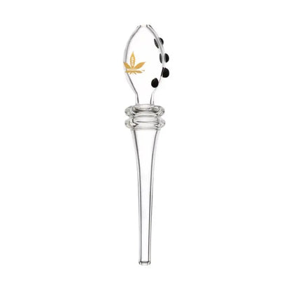 ALEAF 6" QUAD GLASS STRAW - Smoke empire