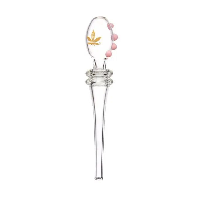 ALEAF 6" QUAD GLASS STRAW - Smoke empire