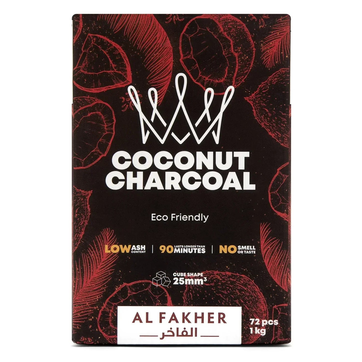 Al Fakher Coconut Coals - 72pcs - Smoke empire
