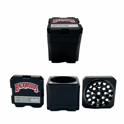 Backwoods Cube Grinder - 4 Layers - Smoke empire
