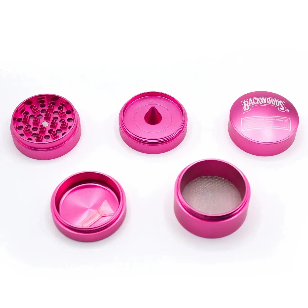 Backwoods Hand Muller Grinder - 5 Layers - Smoke empire