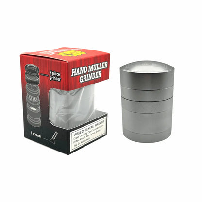 Backwoods Hand Muller Grinder - 5 Layers - Smoke empire