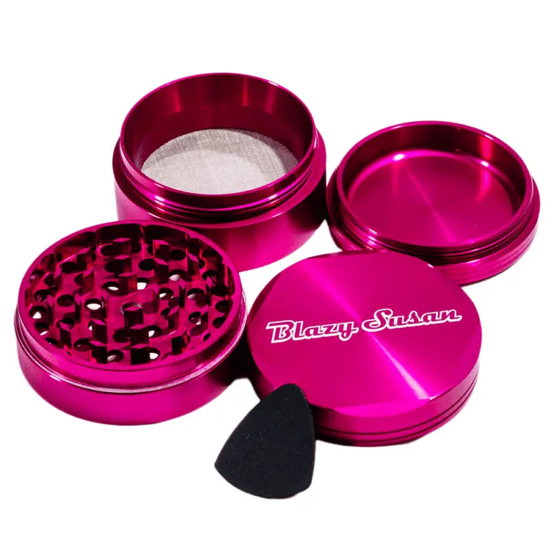 Blazy Susan 4-Piece Aluminum Grinder - Smoke empire