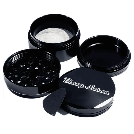 Blazy Susan 4-Piece Aluminum Grinder - Smoke empire