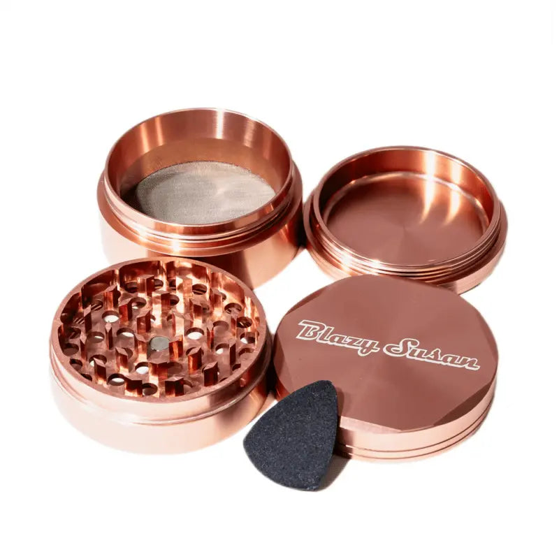 Blazy Susan 4-Piece Aluminum Grinder - Smoke empire