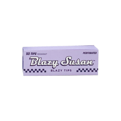 Blazy Susan - Pink/Purple Perforated Tips - 1 Booklet or 1 Box (50 Booklets) - Smoke empire