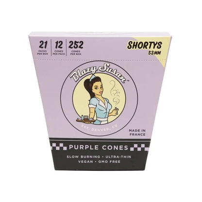 Blazy Susan Purple Cones Shortys 53mm - Smoke empire