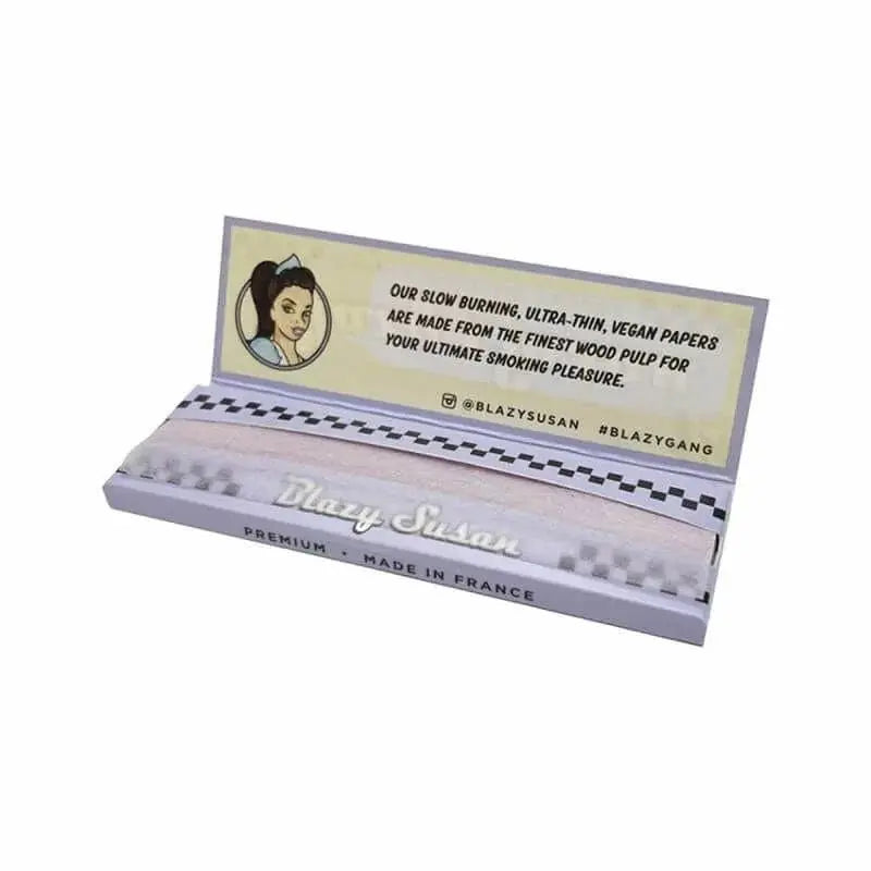 Blazy Susan Rolling Paper - 1 1/4 Size - 50 Pack Per Box - Smoke empire