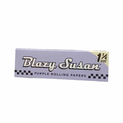 Blazy Susan Rolling Paper - 1 1/4 Size - 50 Pack Per Box Single Pack Purple