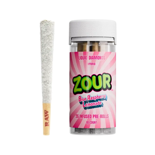 Blue Raspberry Lemonade Coated Prerolls 10-Count - Smoke empire