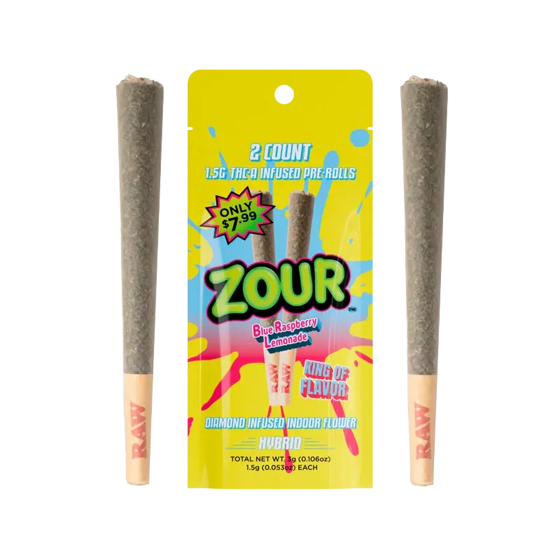 Blue Raspberry Lemonade THCA Prerolls 2-Pack - Smoke empire