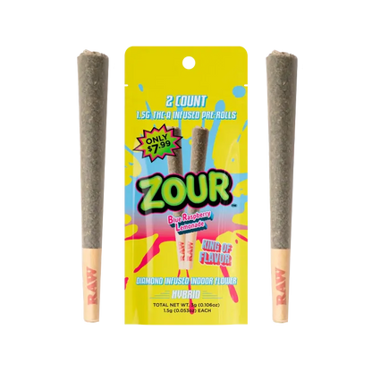 Blue Raspberry Lemonade THCA Prerolls 2-Pack - Smoke empire